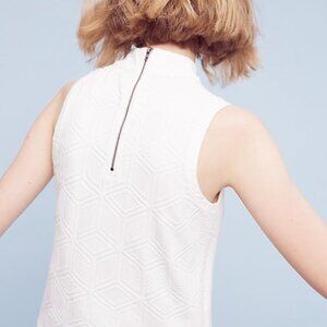 Postmark Anthropologie Ivory Mock Neck Sleeveless (size M)